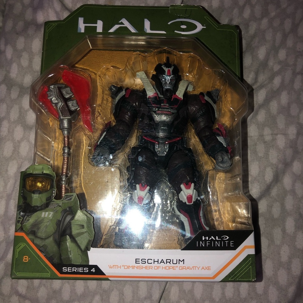 Jazwares Halo Infinite Series 4 Escharum w Diminisher of Hope Gravity Axe NEW
